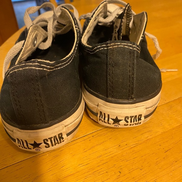 Converse All Star Black Canvas Low Cut Sneakers Size 6 Men’s Women’s 8 - Picture 2 of 4